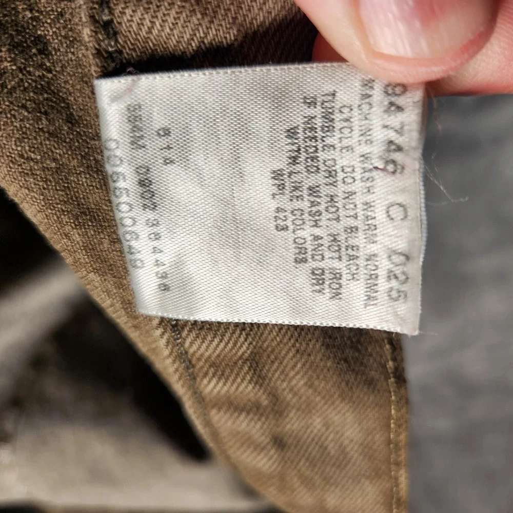 Vintage Levi's 550 Jeans 36x32 Forrest Green 80s 90s‎ Made In USA Cotton 2002